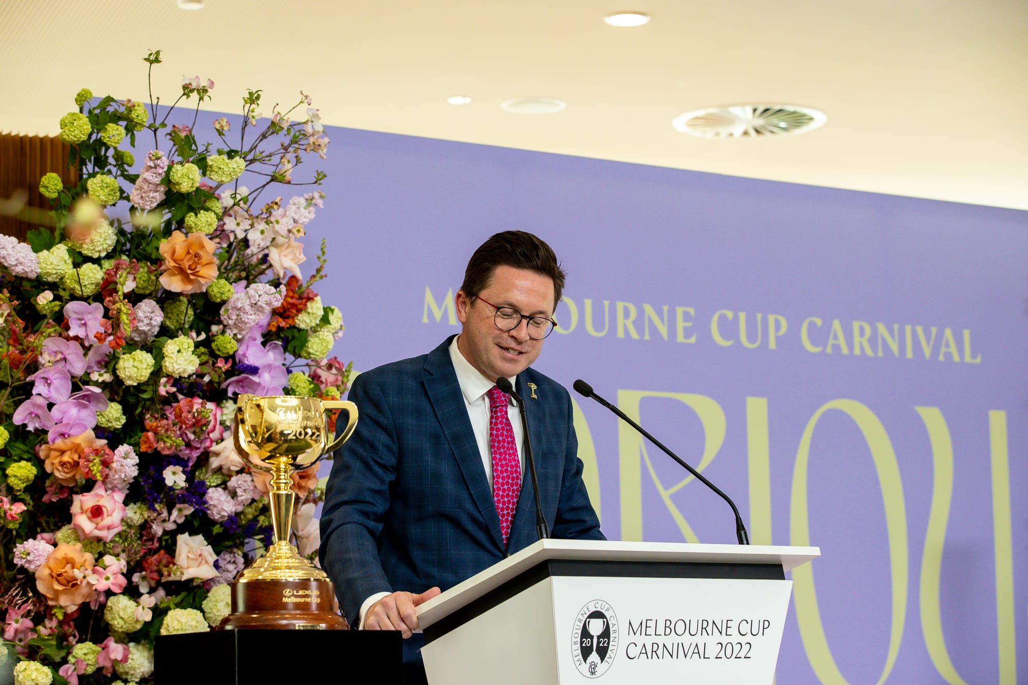 Victorian Racing Minister Anthony Carbines.