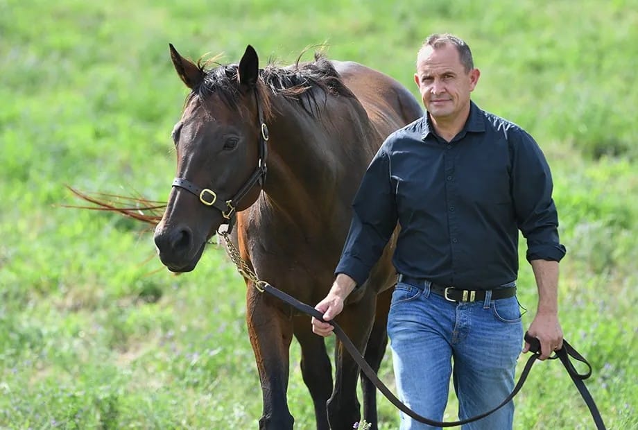 Chris Waller with Winx