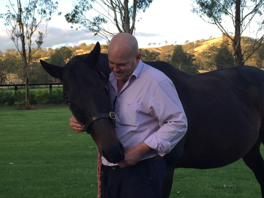 Peter Moody with Black Caviar