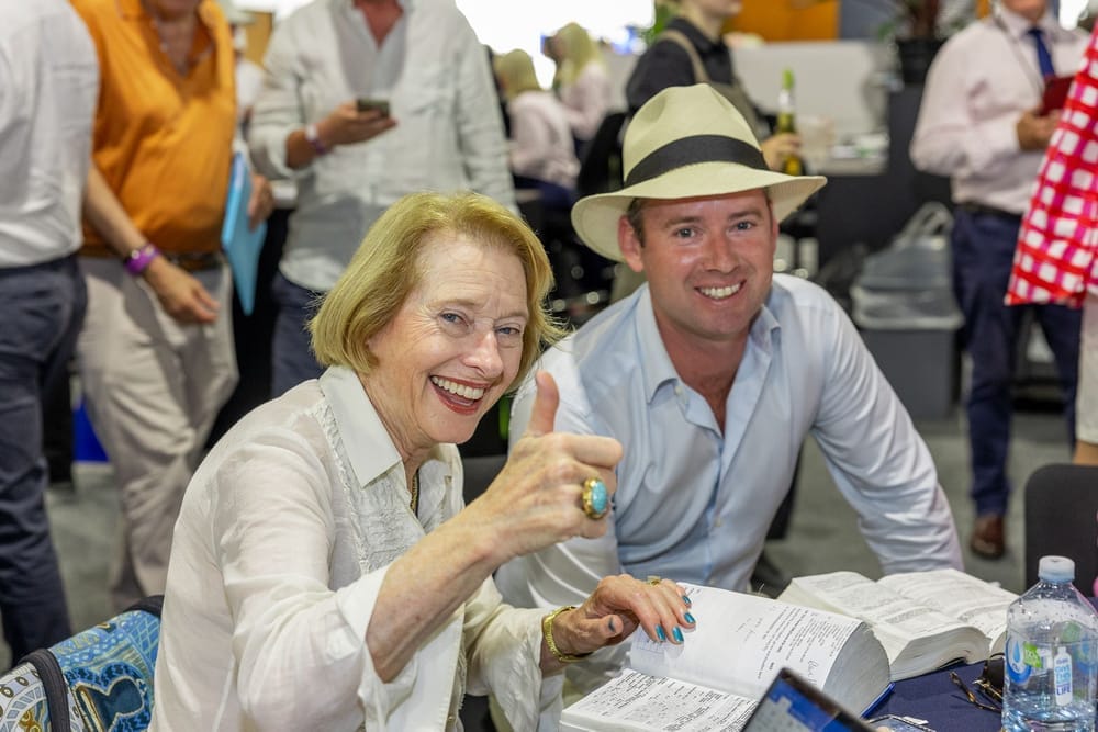 Gai Waterhouse and Adrian Bott 