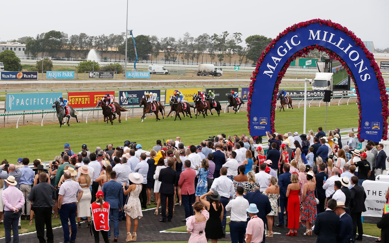 Poisoned turf prompts last-minute shift of Magic Millions meeting to the Sunshine Coast