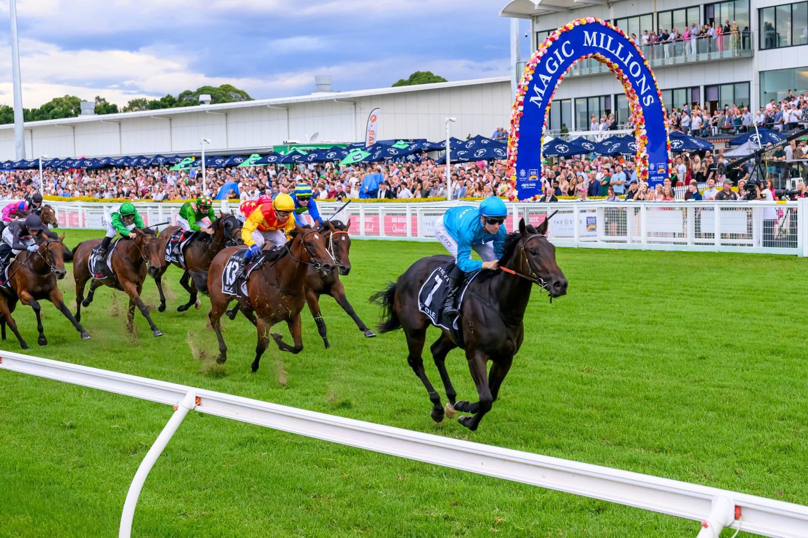 ‘All the stars align’ as Berry, Baker triumph in Magic Millions 2YO Classic