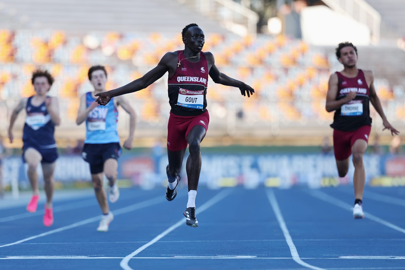 Favourite Gout - All Stawell Gift bets are off on teen sprinting sensation