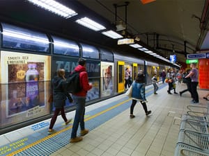 Train stop - NSW government to stop gambling ads on public transport